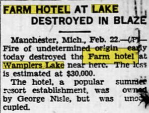 Farm Hotel - Feb 1929 Ad